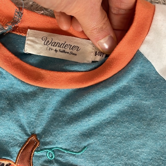 Girls Fall Pumkpin Outfit - Size 8 - Picture 4 of 5